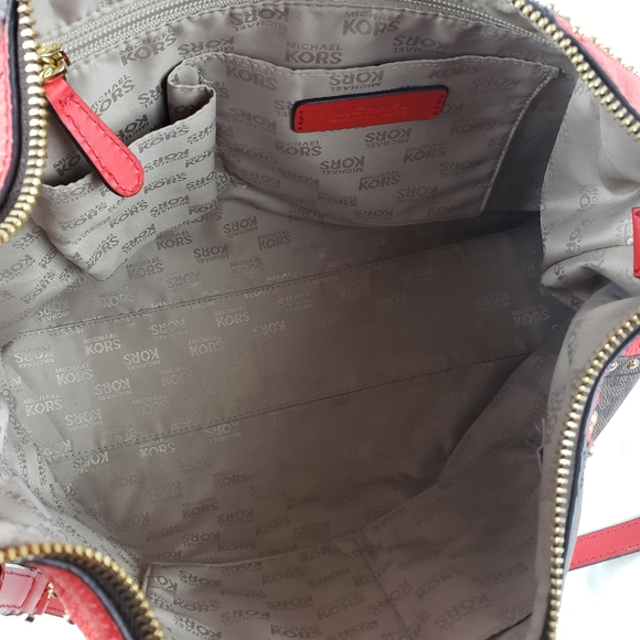 Michael Kors Aria Monogram Crossbody - Picture 6 of 10